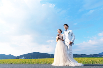 前撮り 新郎新婦