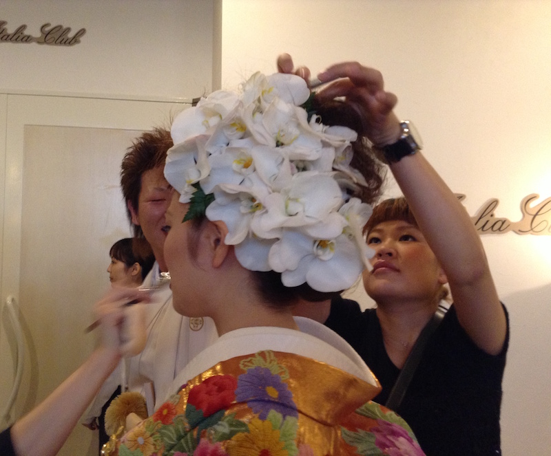 No.2 結婚式頭飾り